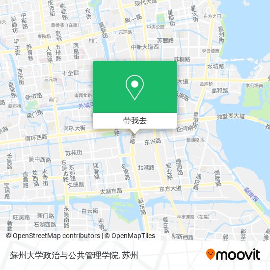 蘇州大学政治与公共管理学院地图