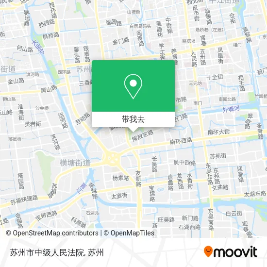 苏州市中级人民法院地图