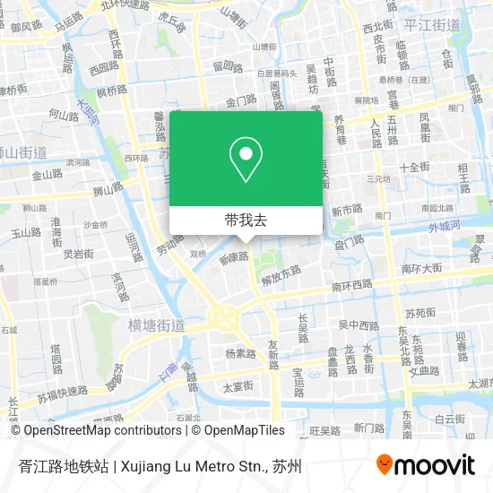 胥江路地铁站 | Xujiang Lu Metro Stn.地图
