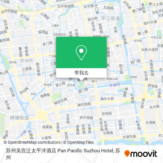 苏州吴宫泛太平洋酒店 Pan Pacific Suzhou Hotel地图