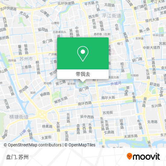 盘门地图