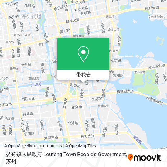 娄葑镇人民政府 Loufeng Town People's Government地图