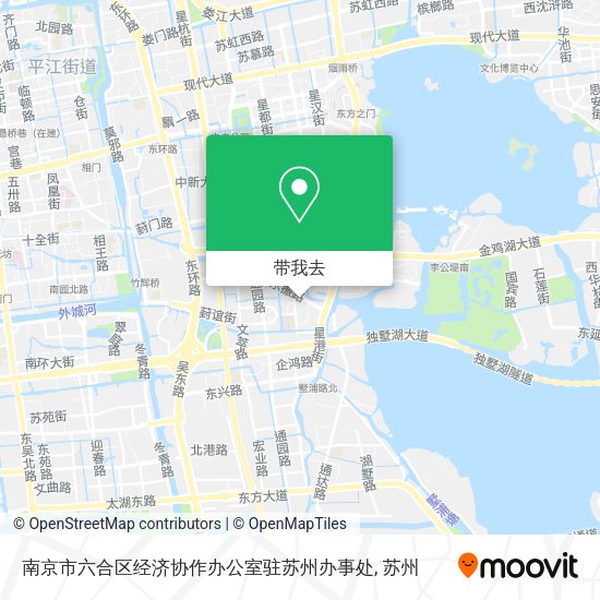 南京市六合区经济协作办公室驻苏州办事处地图