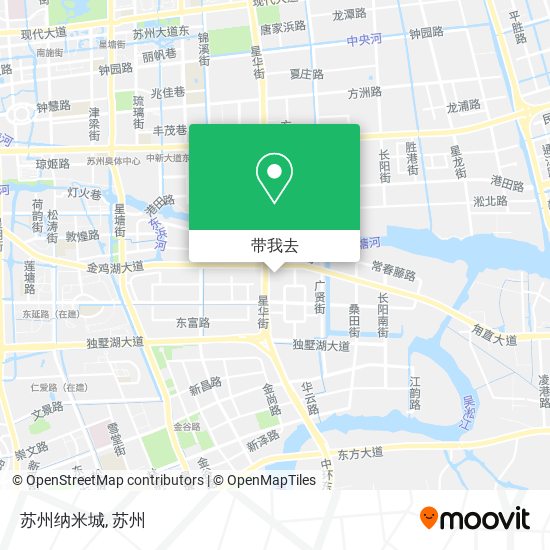 苏州纳米城地图