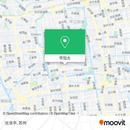 沧浪亭地图