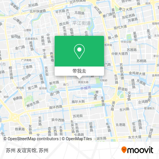 苏州 友谊宾馆地图