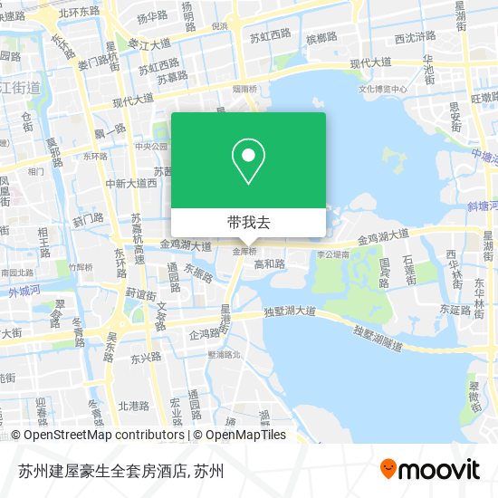 苏州建屋豪生全套房酒店地图