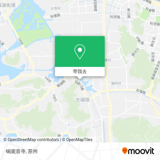 铜观音寺地图