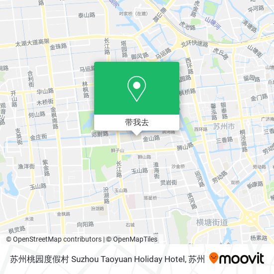 苏州桃园度假村 Suzhou Taoyuan Holiday Hotel地图