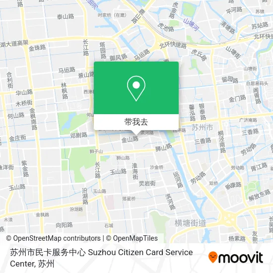 苏州市民卡服务中心 Suzhou Citizen Card Service Center地图