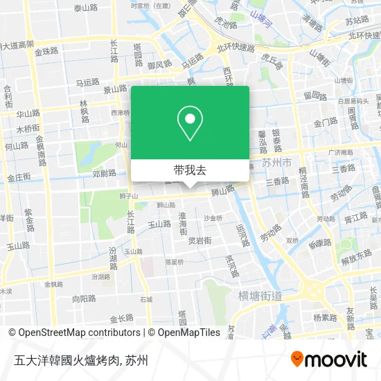 五大洋韓國火爐烤肉地图