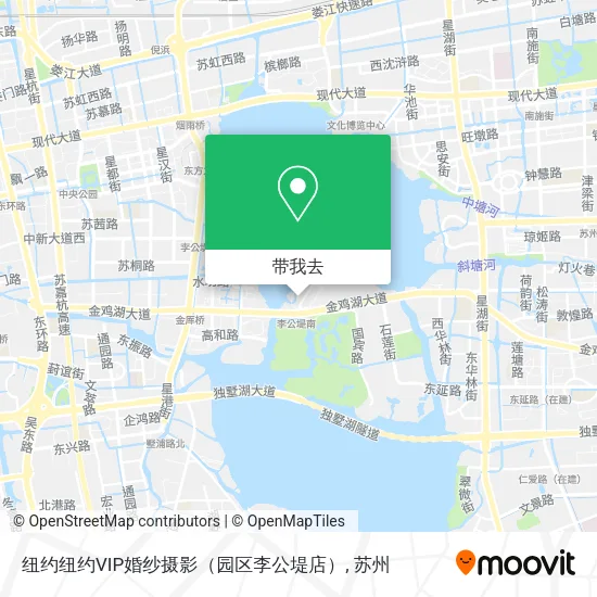 纽约纽约VIP婚纱摄影（园区李公堤店）地图