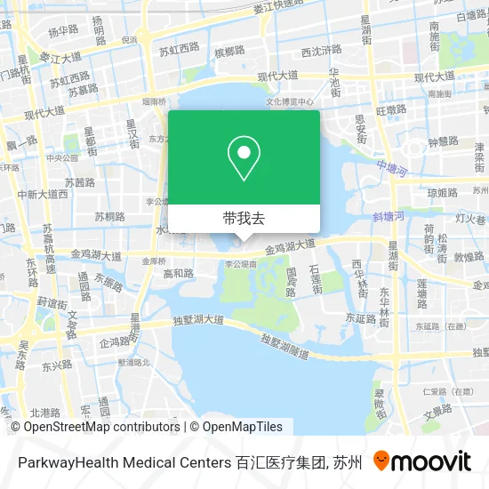 ParkwayHealth Medical Centers 百汇医疗集团地图