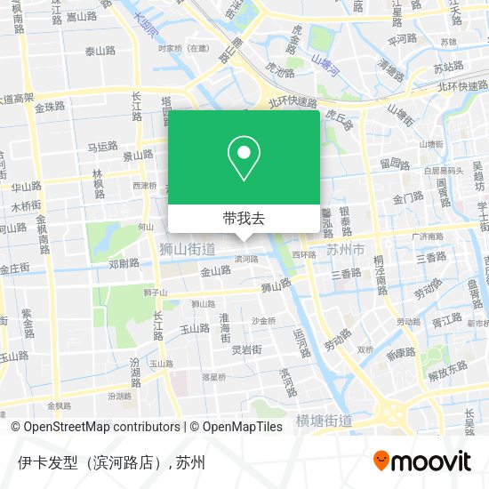 伊卡发型（滨河路店）地图