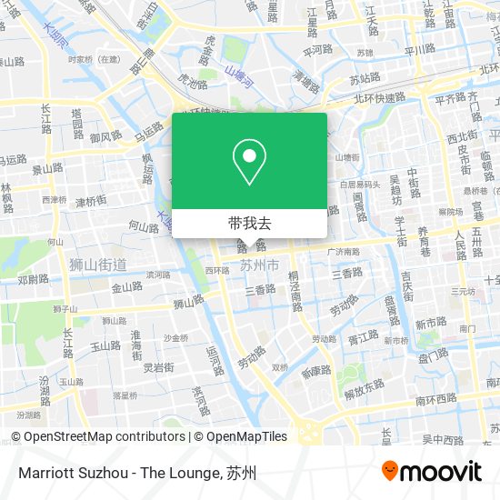 Marriott Suzhou - The Lounge地图