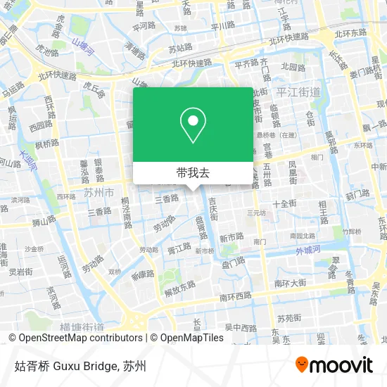姑胥桥 Guxu Bridge地图