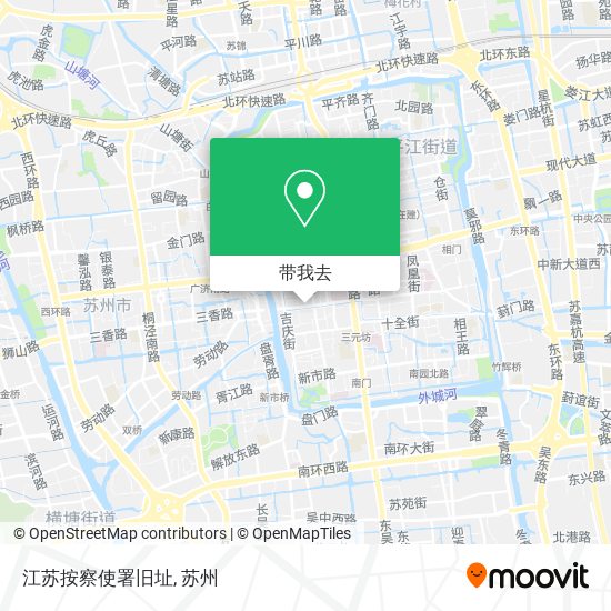 江苏按察使署旧址地图