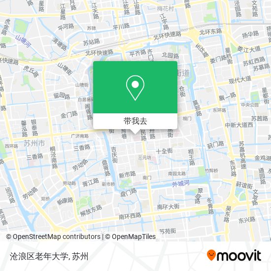 沧浪区老年大学地图