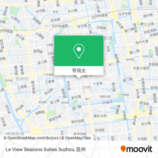 Le View Seasons Suites Suzhou地图