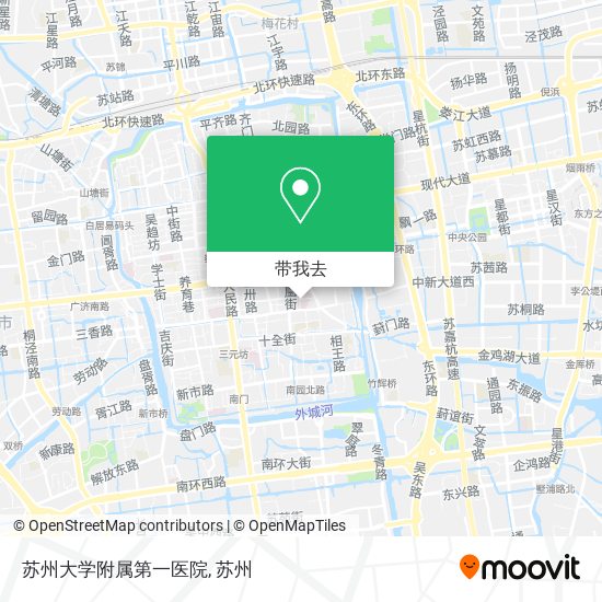 苏州大学附属第一医院地图