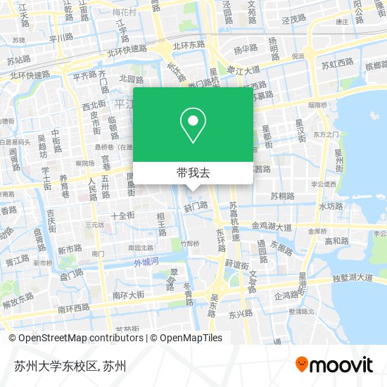 苏州大学东校区地图