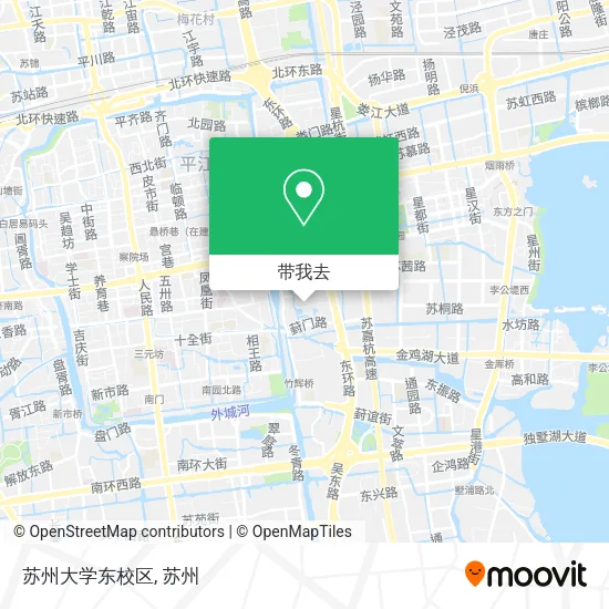 苏州大学东校区地图
