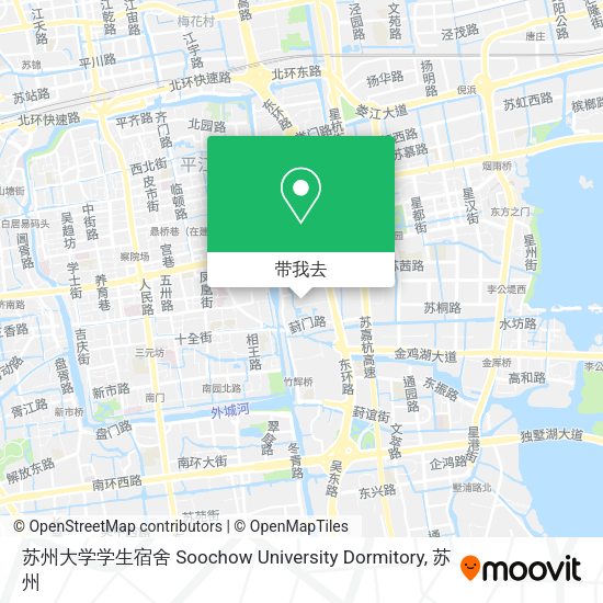 苏州大学学生宿舍 Soochow University Dormitory地图