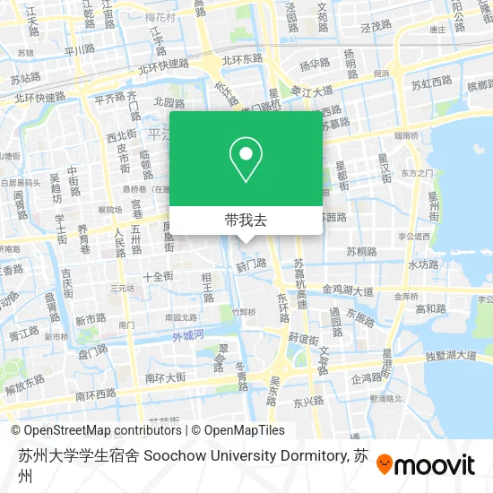 苏州大学学生宿舍 Soochow University Dormitory地图