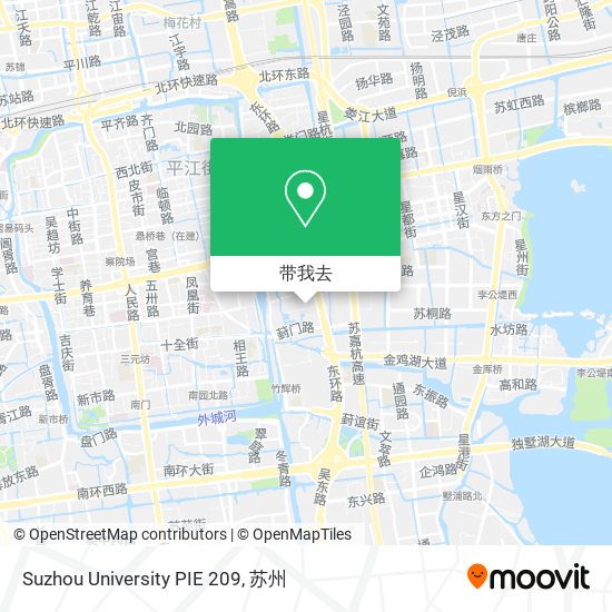 Suzhou University PIE 209地图