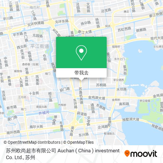 苏州欧尚超市有限公司 Auchan ( China ) investment Co. Ltd.地图