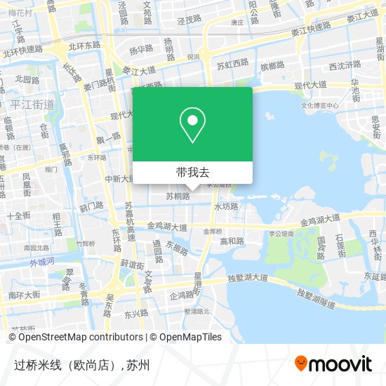 过桥米线（欧尚店）地图