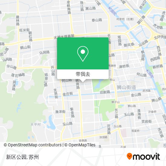 新区公园地图