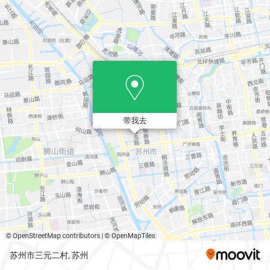 苏州市三元二村地图