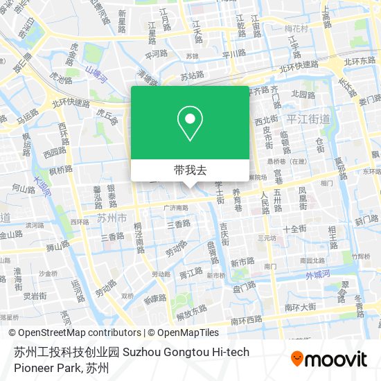 苏州工投科技创业园 Suzhou Gongtou Hi-tech Pioneer Park地图