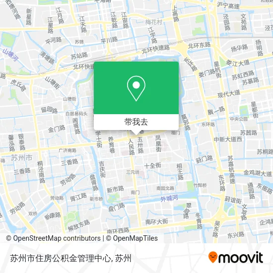 苏州市住房公积金管理中心地图