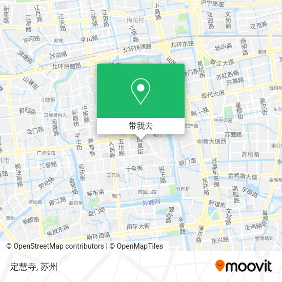 定慧寺地图