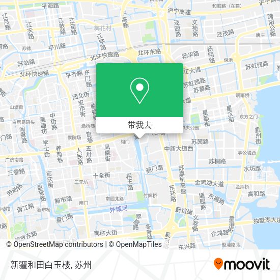 新疆和田白玉楼地图