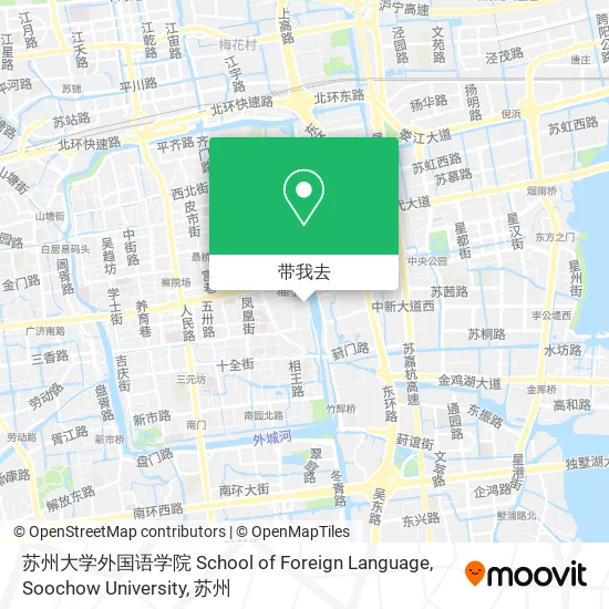 苏州大学外国语学院 School of Foreign Language, Soochow University地图