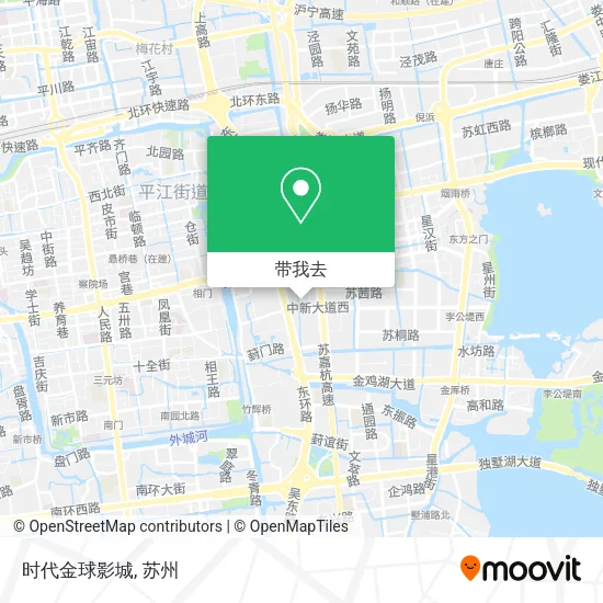 时代金球影城地图