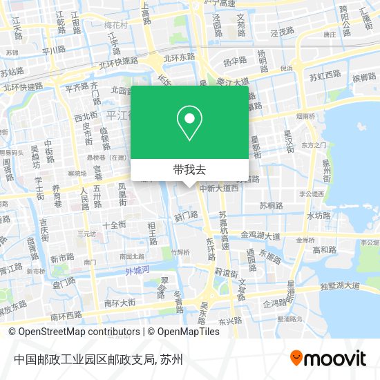 中国邮政工业园区邮政支局地图