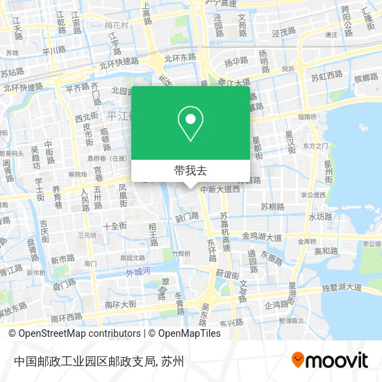 中国邮政工业园区邮政支局地图