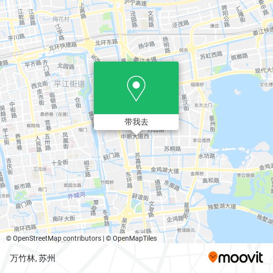 万竹林地图