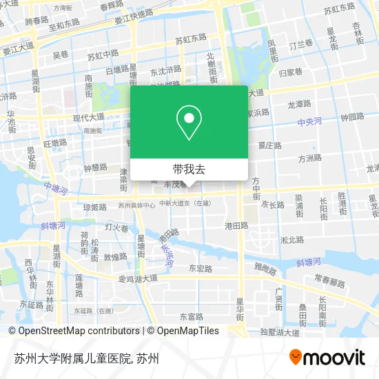 苏州大学附属儿童医院地图