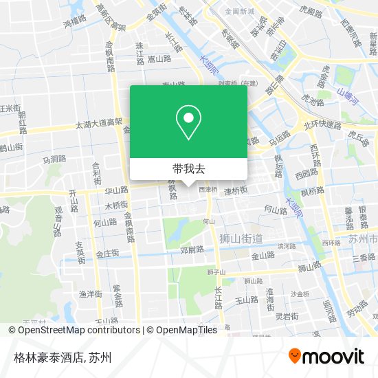 格林豪泰酒店地图