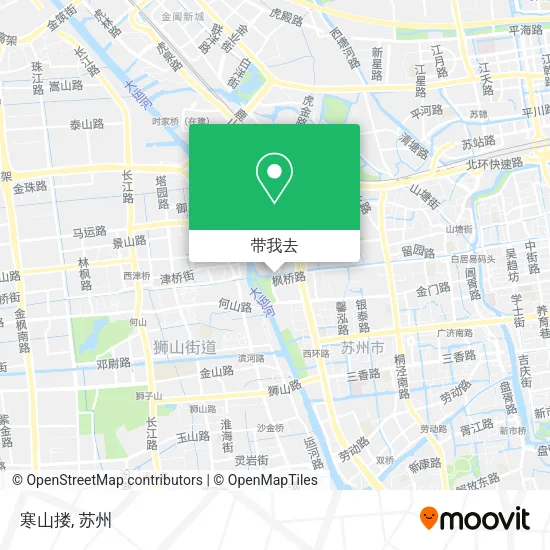 寒山搂地图