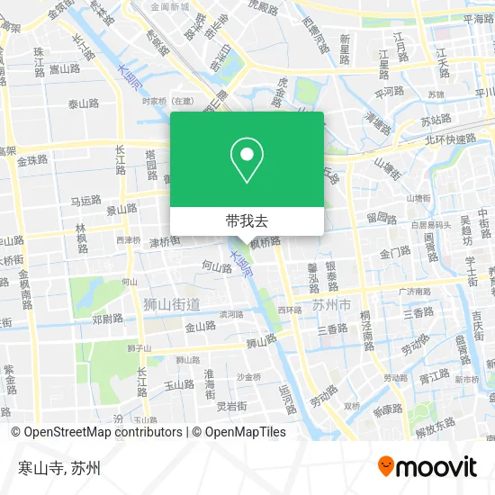 寒山寺地图