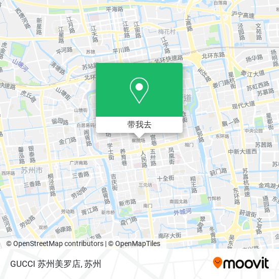 GUCCI 苏州美罗店地图