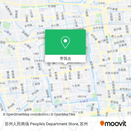 苏州人民商场 People’s Department Store地图