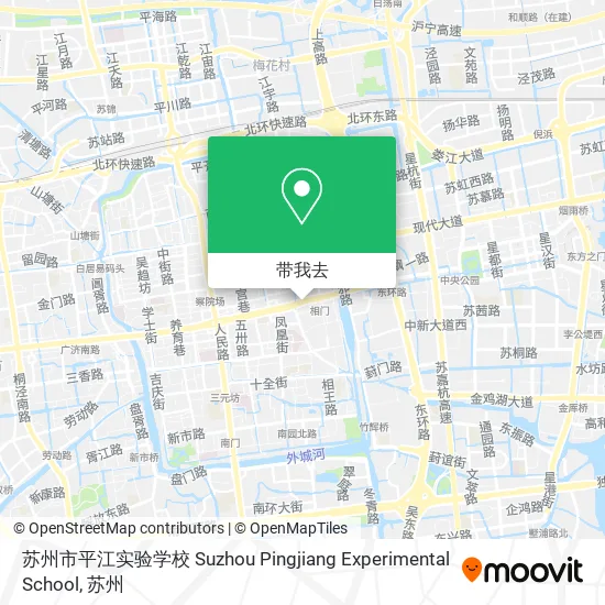 苏州市平江实验学校 Suzhou Pingjiang Experimental School地图