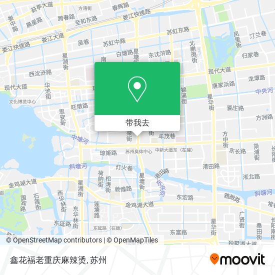 鑫花福老重庆麻辣烫地图